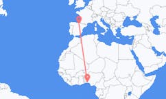 Flyg från Lagos, Nigeria till Logrono, Spanien