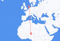 Flyreiser fra Kano, Nigeria til Amsterdam, Nederland