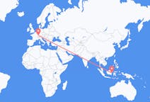 Flyreiser fra Balikpapan, Indonesia til Mulhouse, Sveits