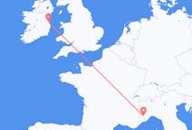 Vluchten van Cuneo, Italië naar Dublin, Ierland