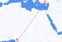 Flights from Port Harcourt, Nigeria to Gazipaşa, Turkey