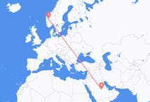Flights from Riyadh, Saudi Arabia to Sogndal, Norway