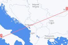 Flyg från Neapel till Bukarest