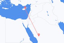 Flyreiser fra Medina, Saudi-Arabia til Larnaka, Kypros