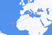Flyreiser fra São Vicente, til Ankara
