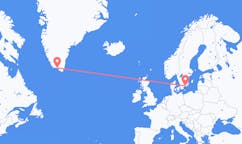 Flights from Ronneby, Sweden to Qaqortoq, Greenland