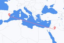 Flyreiser fra Al Jawf-regionen, Saudi-Arabia til Valencia, Spania