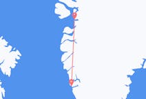 Vluchten van Nuuk naar Ilulissat