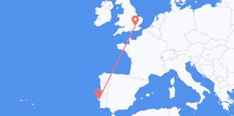 Flyreiser fra Storbritannia til Portugal