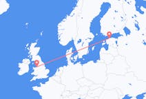 Fly fra Tallinn til Liverpool