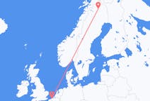 Flyg från Ostend till Kiruna