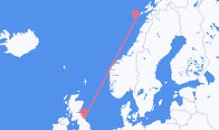 Flights from Røst, Norway to Newcastle upon Tyne, the United Kingdom