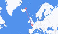 Flights from Nantes, France to Egilssta?ir, Iceland