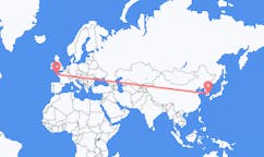 Flights from Daegu, South Korea to Brest, France