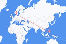 Flyreiser fra Ozamiz City, Filippinene til Göteborg, Sverige