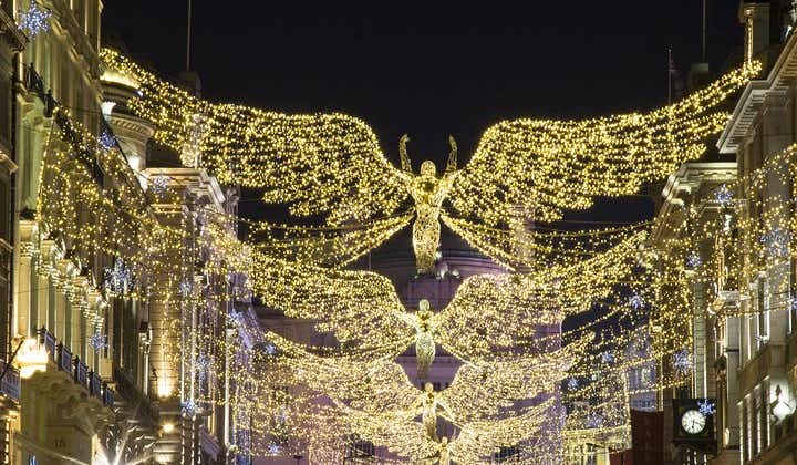 Illuminations of London on Christmas Eve