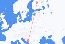 Flights from Dubrovnik in Croatia to Jyväskylä in Finland