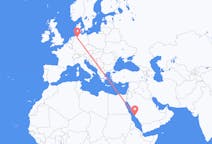Flyrejser fra Jeddah, Saudi-Arabien til Bremen, Tyskland
