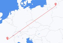 Vols depuis la ville de Vilnius vers la ville de Le Puy-en-Velay