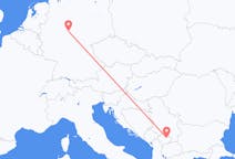 Flyrejser fra Pristina, Kosovo til Kassel, Tyskland