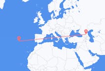 Flights from Grozny, Russia to Ponta Delgada, Portugal