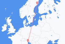 Flyreiser fra Venezia, Italia til Umeå, Sverige