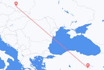 Flyrejser fra Malatya til Katowice