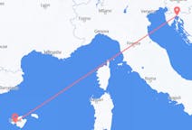 Flyrejser fra Rijeka, Kroatien til Palma, Spanien