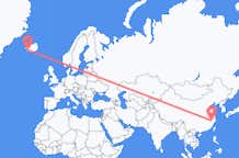 Рейсы из Цюйчжоу, Китай в Рейкьявик, Исландия