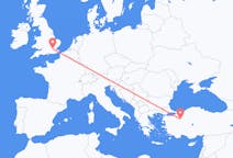 Flights from Eskişehir, Turkey to London, the United Kingdom