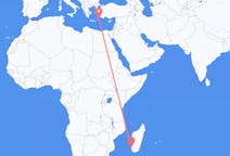 Flyreiser fra Toliara, Madagaskar til Rhodes, Hellas