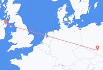 Flyrejser fra Katowice, Polen til Belfast, Nordirland