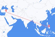 Flyreiser fra Cagayan de Oro, Filippinene til Gaziantep, Tyrkia