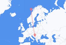 Flyg från Sarajevo till Røst