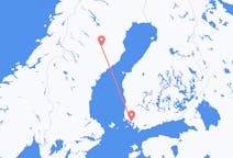 Vluchten van Turku naar Lycksele