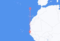 Flyrejser fra Banjul, Gambia til Vila Baleira, Portugal