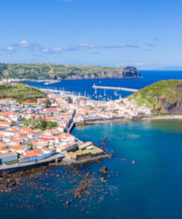 Fly fra Quimper til Horta, Azores