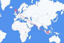 Flyg från Semarang, Indonesien till Aberdeen, Skottland