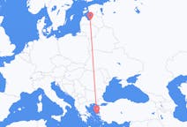 Flyrejser fra Riga til Chios