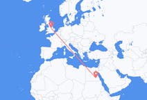 Flights from Aswan, Egypt to Nottingham, the United Kingdom