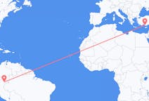 Flyg från Iquitos, Peru till Gazipaşa, Turkiet