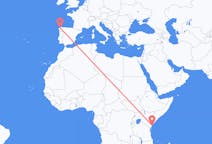 Рейсы из Малинди, Кения в Ла-Корунья, Испания