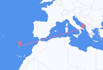 Flights from Brindisi, Italy to Vila Baleira, Portugal
