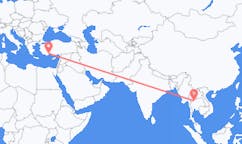 Flights from Phitsanulok to Antalya
