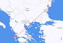 Flyrejser fra Varna, Bulgarien til Kefallinia, Grækenland