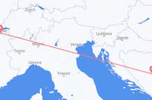 Flyreiser fra Genève, til Sarajevo