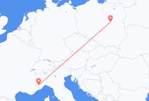 Flights from Cuneo, Italy to Warsaw, Poland