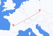 Flyrejser fra Bergerac, Frankrig til Prag, Tjekkiet