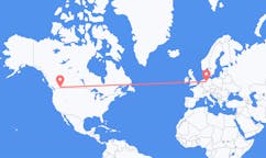 Vluchten van Castlegar, British Columbia, Canada naar Hannover, Duitsland