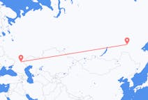 Fly fra Neryungri til Volgograd